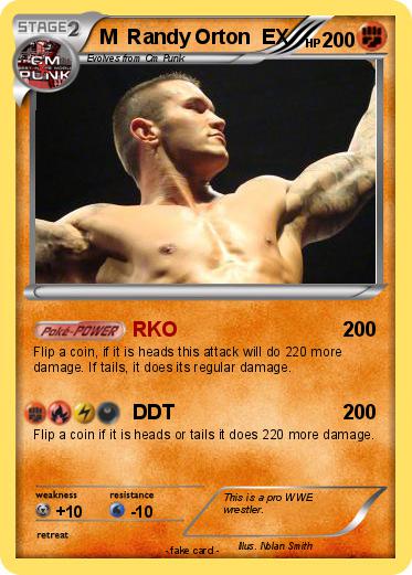 Pokemon M  Randy Orton  EX