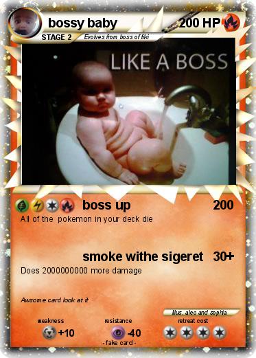 Pokemon bossy baby