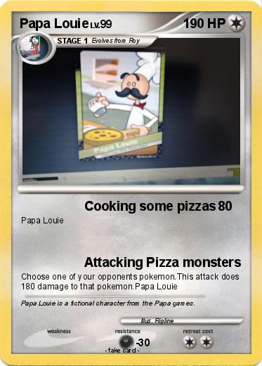 Pokemon Papa Louie