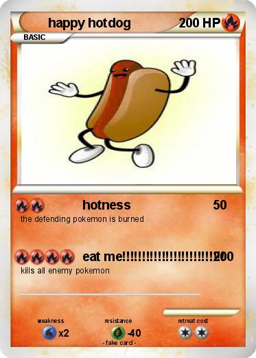 Pokemon happy hotdog