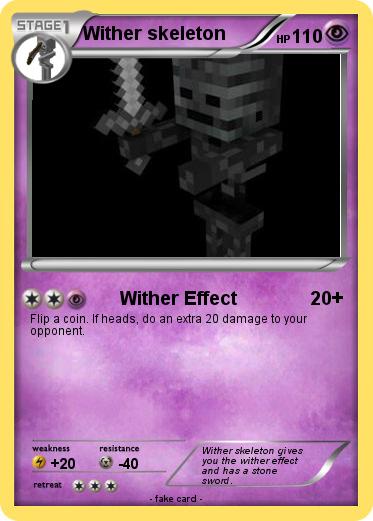 Pokemon Wither skeleton