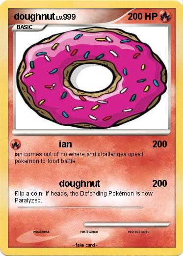 Pokemon doughnut