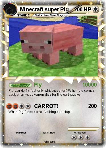 Pokemon Minecraft super Pig
