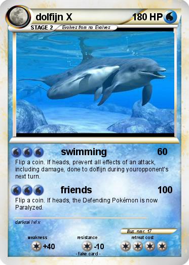 Pokemon dolfijn X
