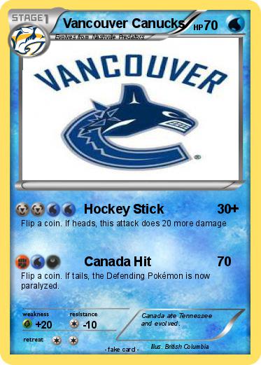 Pokemon Vancouver Canucks