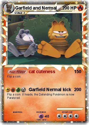 Pokemon Garfield and Nermal
