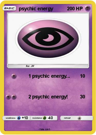 Pokemon psychic energy
