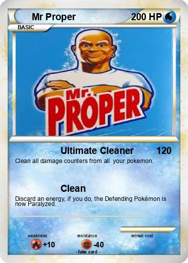 Pokemon Mr Proper