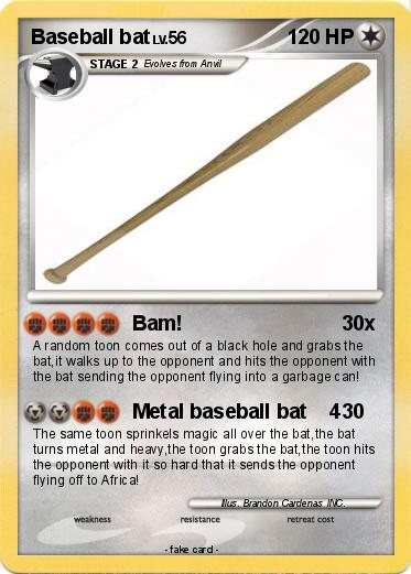 Pokemon Baseball bat