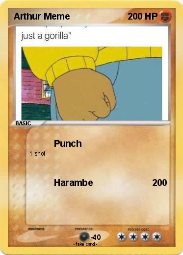 Pokemon Arthur Meme