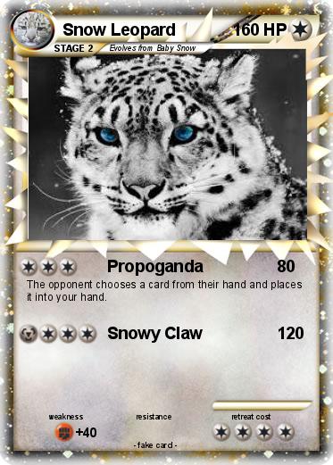 Pokemon Snow Leopard
