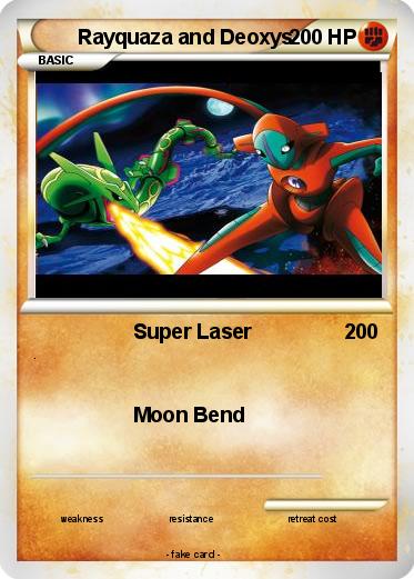 Pokemon Rayquaza and Deoxys