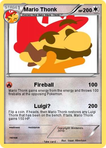 Pokemon Mario Thonk