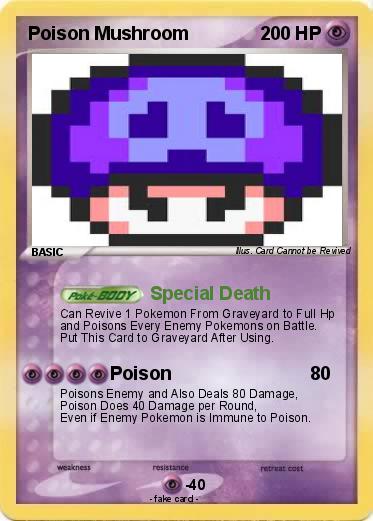 Pokemon Poison Mushroom