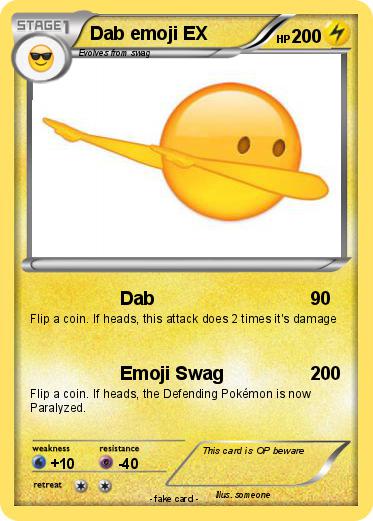 Pokemon Dab emoji EX