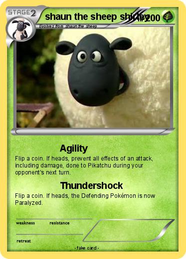 Pokemon shaun the sheep shirley
