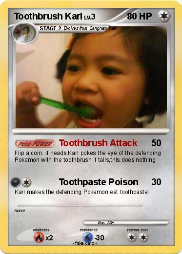 Pokemon Toothbrush Karl