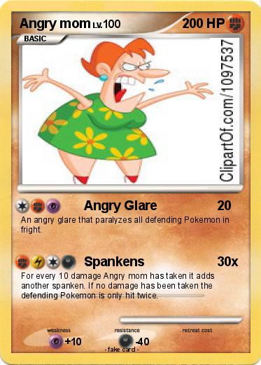Pokemon Angry mom