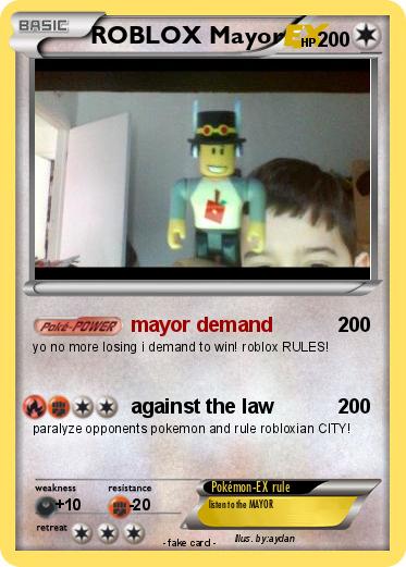 Pokemon ROBLOX Mayor