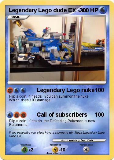 Pokemon Legendary Lego dude EX