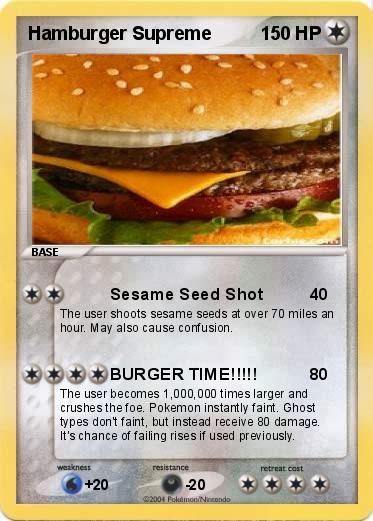 Pokemon Hamburger Supreme