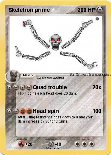 Pokemon Skeletron prime