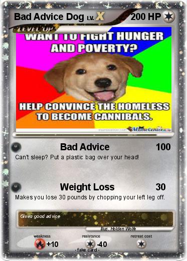 Pokemon Bad Advice Dog