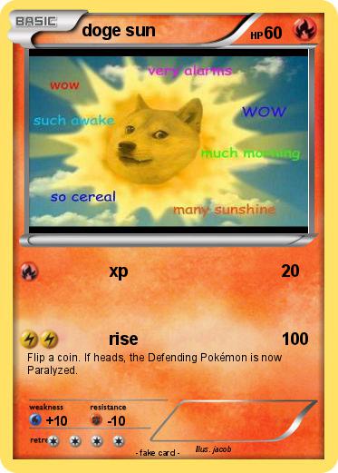 Pokemon doge sun