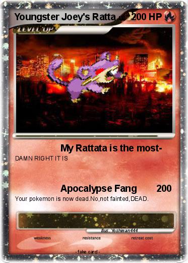 Pokemon Youngster Joey's Ratta