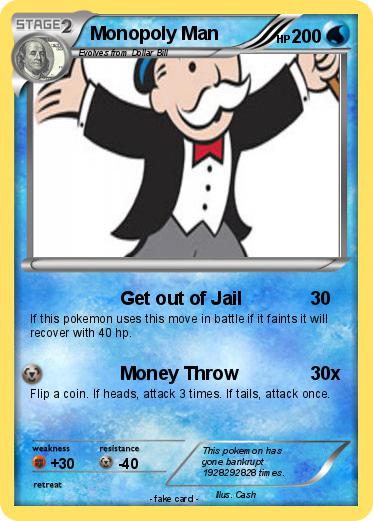 Pokemon Monopoly Man