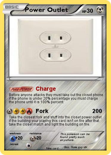 Pokemon Power Outlet
