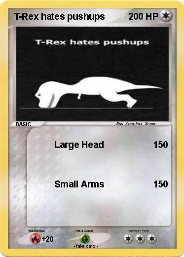 Pokemon T-Rex hates pushups