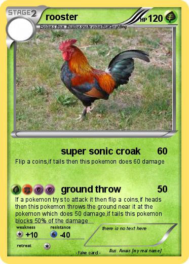 Pokemon rooster