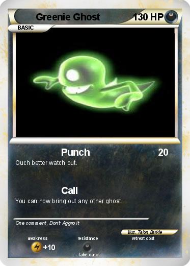 Pokemon Greenie Ghost