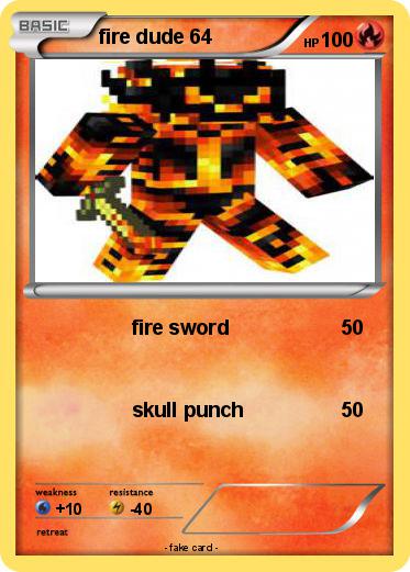 Pokemon fire dude 64
