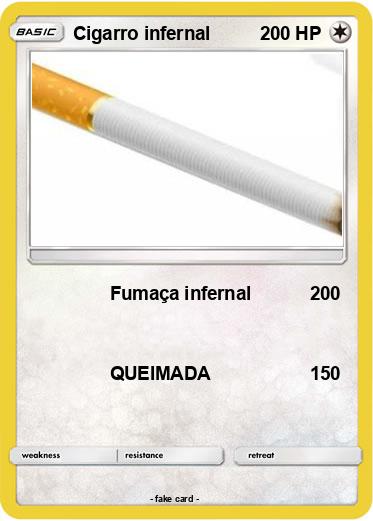 Pokemon Cigarro infernal
