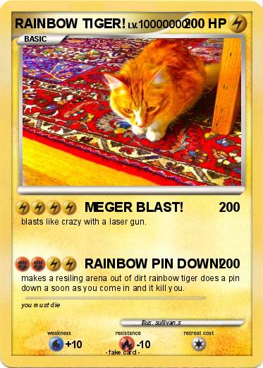 Pokemon RAINBOW TIGER!