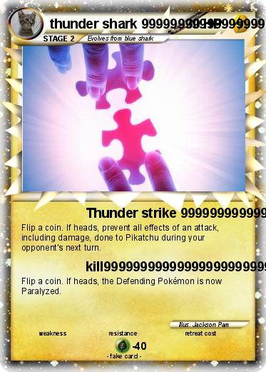 Pokemon thunder shark 99999999999999999