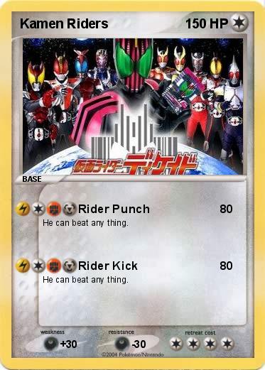Pokemon Kamen Riders
