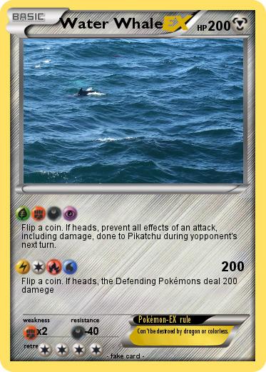 Pokemon Water Whale