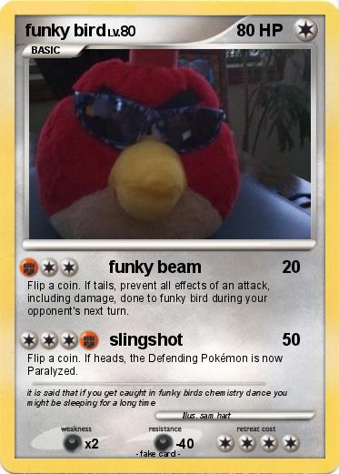 Pokemon funky bird