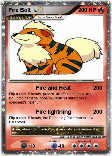 Pokemon Fire Bolt