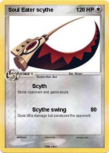Pokemon Soul Eater scythe