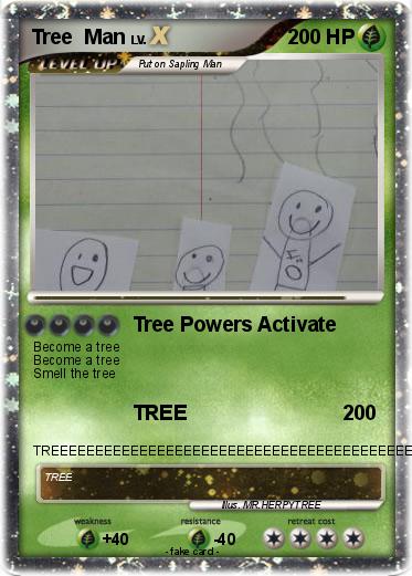 Pokemon Tree  Man