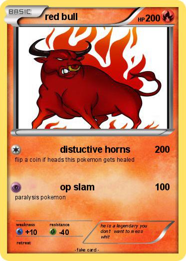 Pokemon red bull