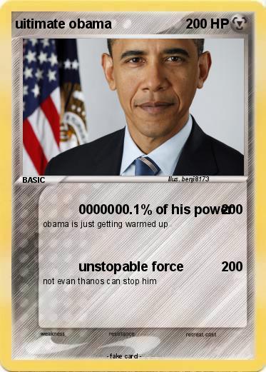 Pokemon uitimate obama