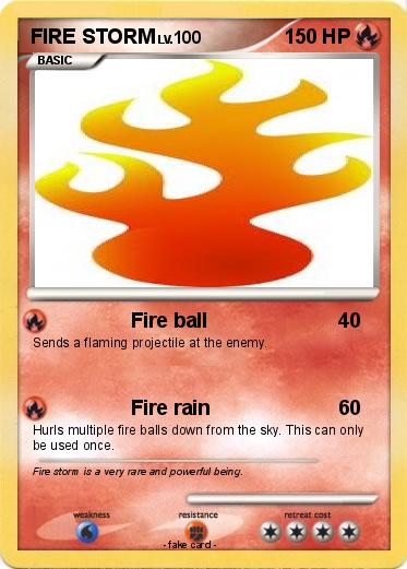 Pokemon FIRE STORM