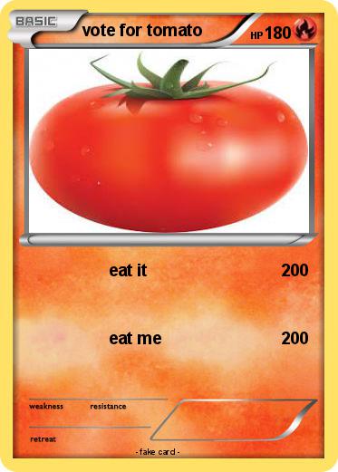 Pokemon vote for tomato