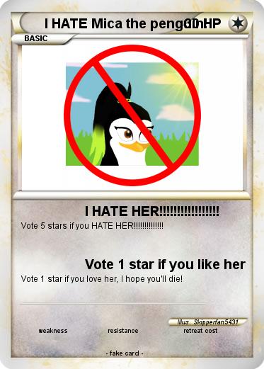 Pokemon I HATE Mica the penguin!