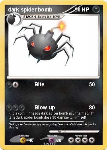Pokemon dark spider bomb